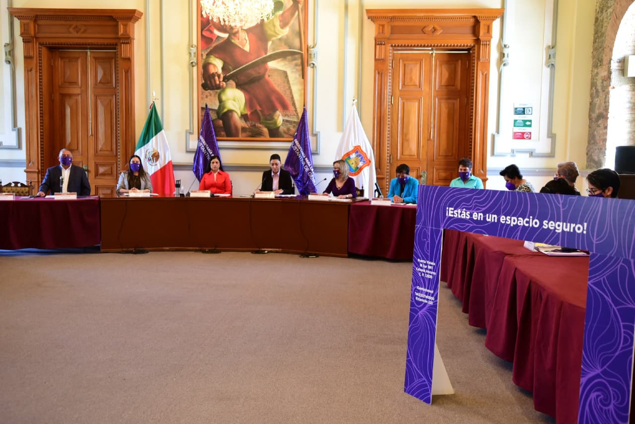 Ayuntamiento De Puebla Inaugura Puerta Violeta Primer Espacio Seguro