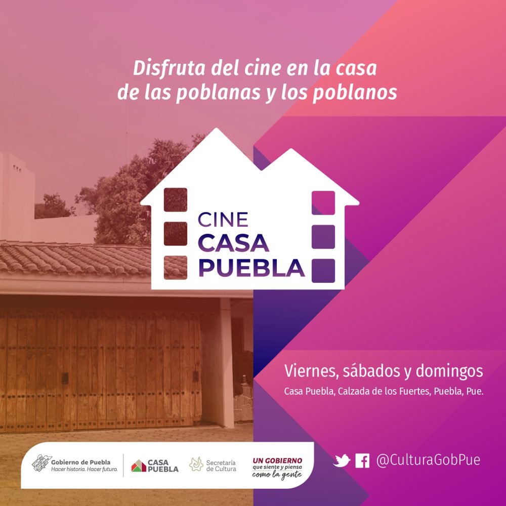 Secretaría de Cultura lleva el cine a “Casa Puebla”