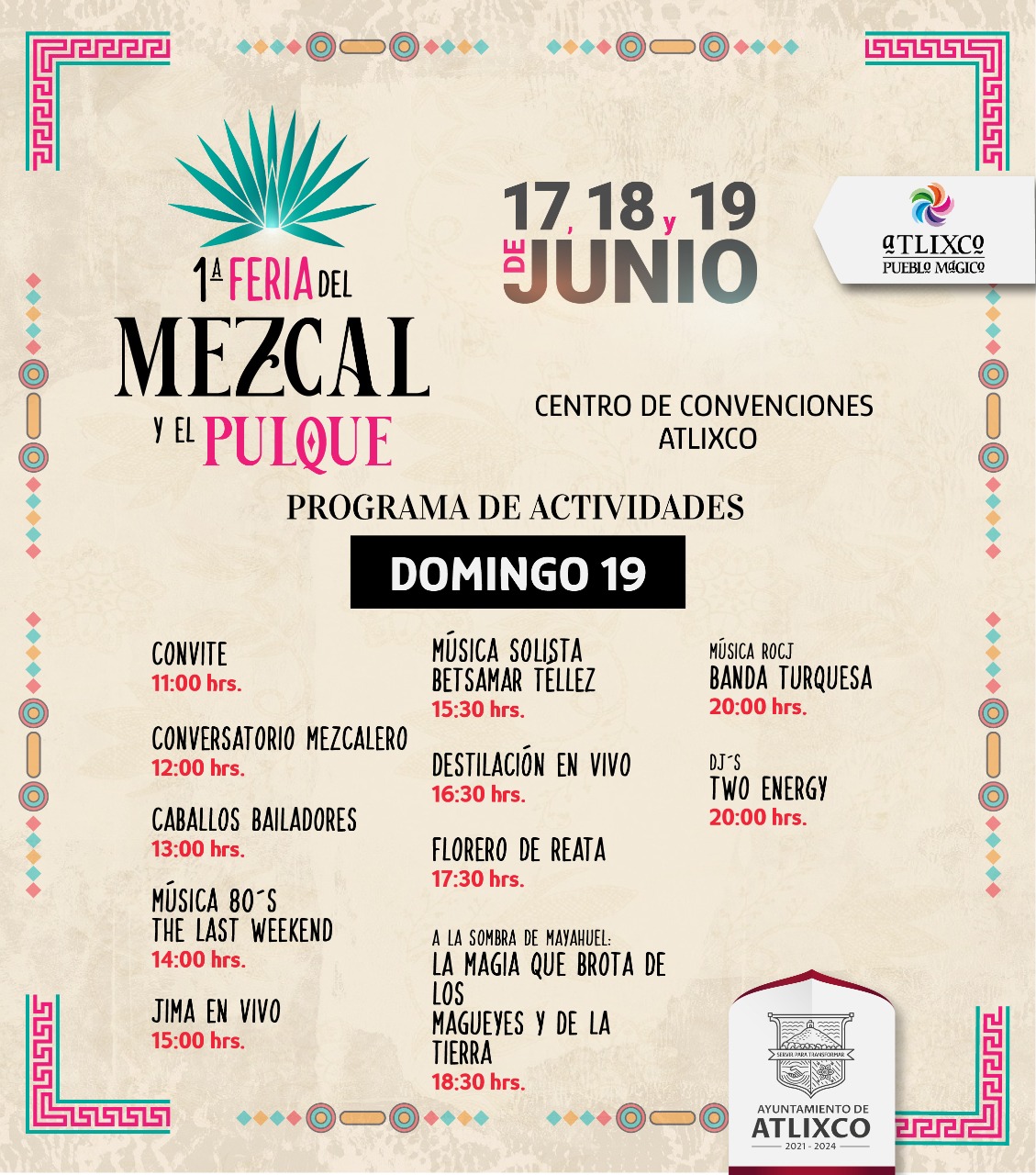 Este fin de semana visita la feria del mezcal y el pulque en Atlixco