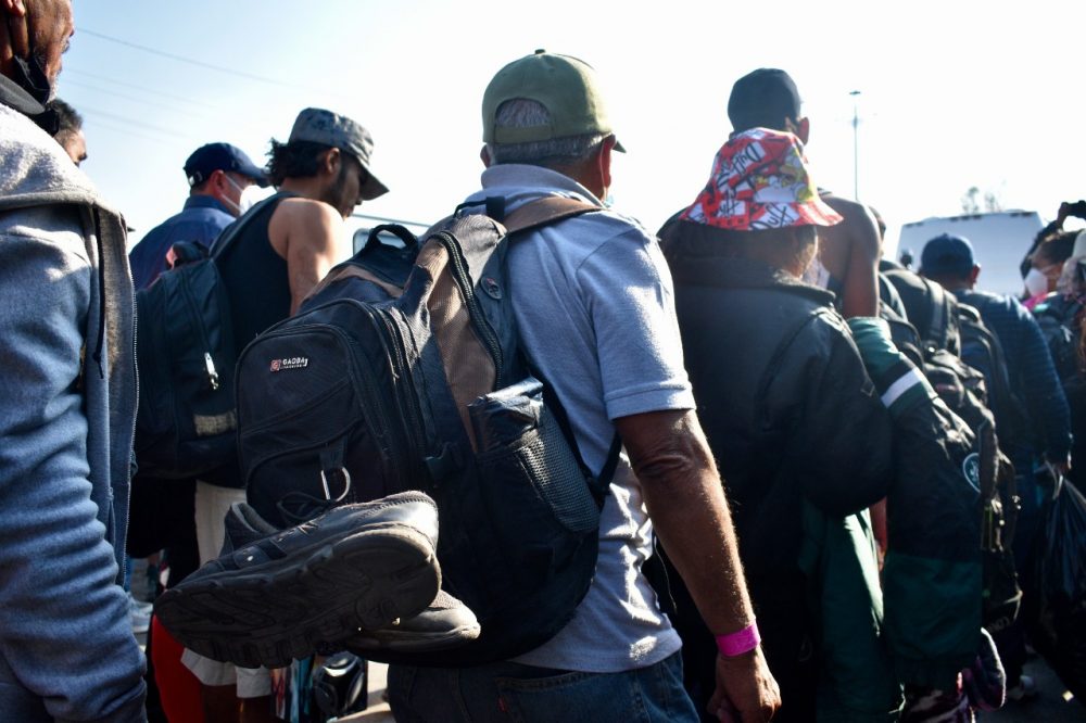 En Chiapas, Caravana Migrante Reanuda Su Desplazamiento