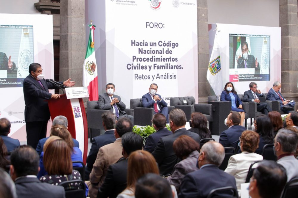 Puebla, sede nacional del proyecto de iniciativa del Código Nacional de Procedimientos Civiles y Familiares