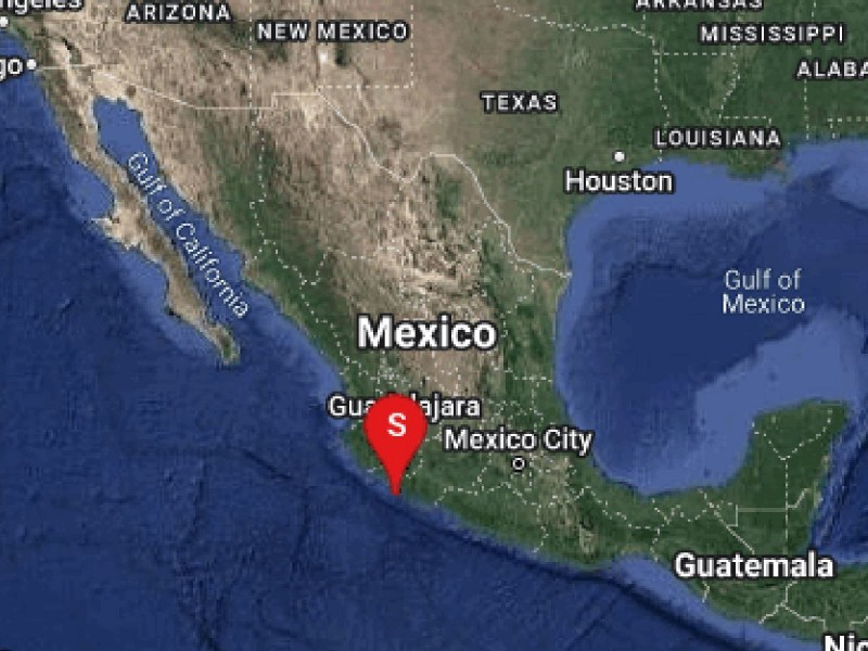 Se registra sismo de 5.2 en el estado de Colima