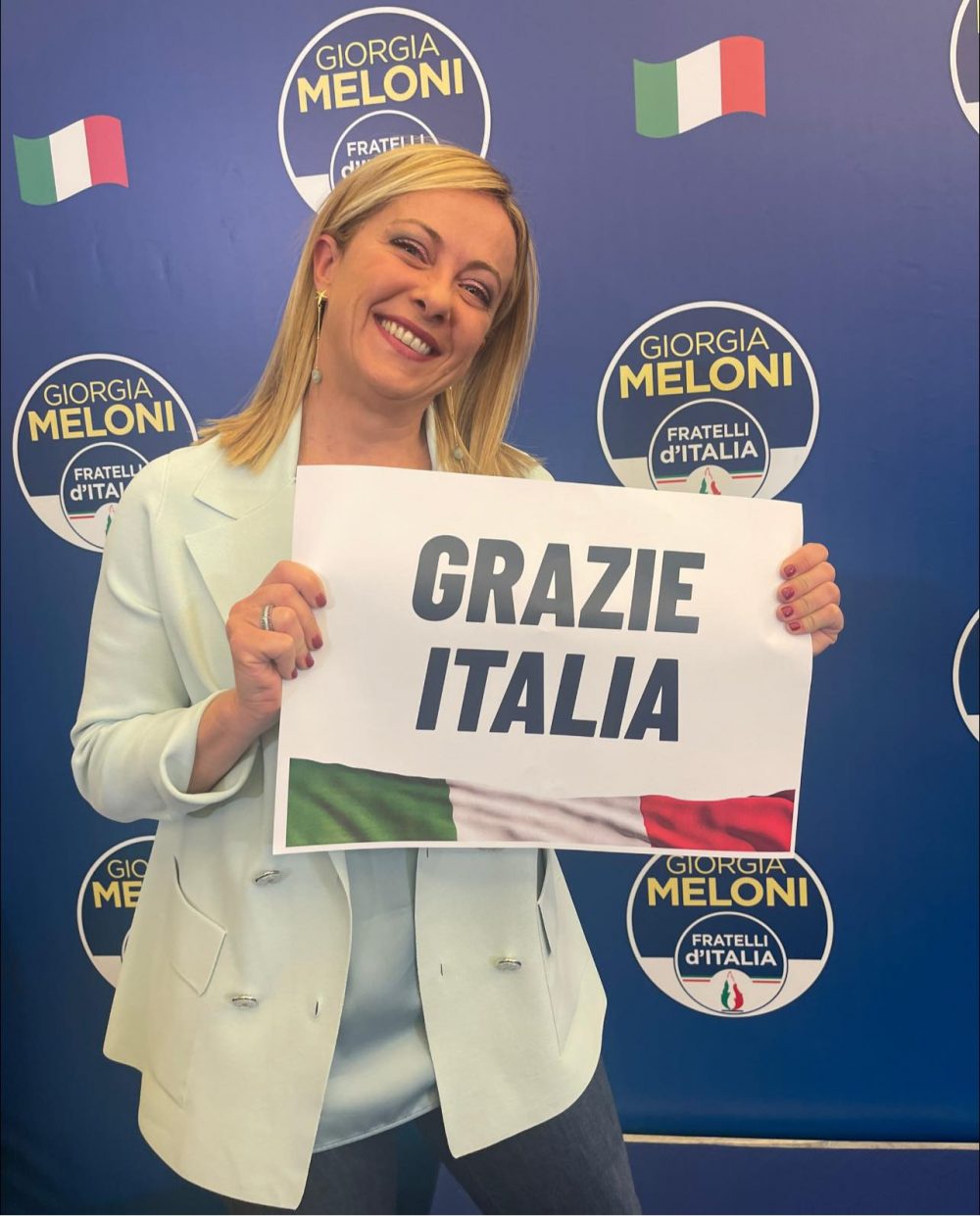 Georgia Meloni, puede convertirse en la primera mujer en gobernar Italia