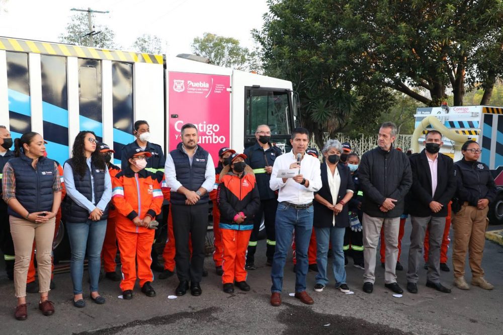 Ayuntamiento de Puebla pone en marcha el Servicio Integral de Limpieza Urbana