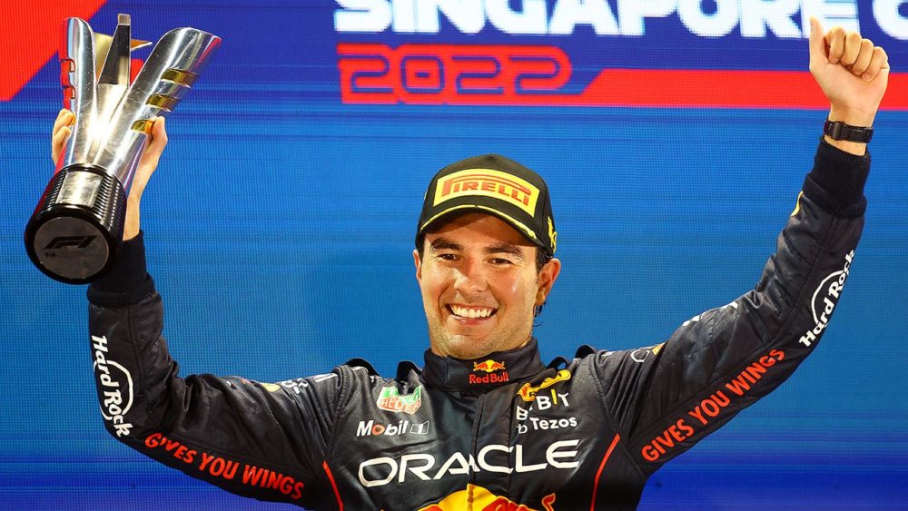 Checo Pérez gana el Gran Premio de Singapur
