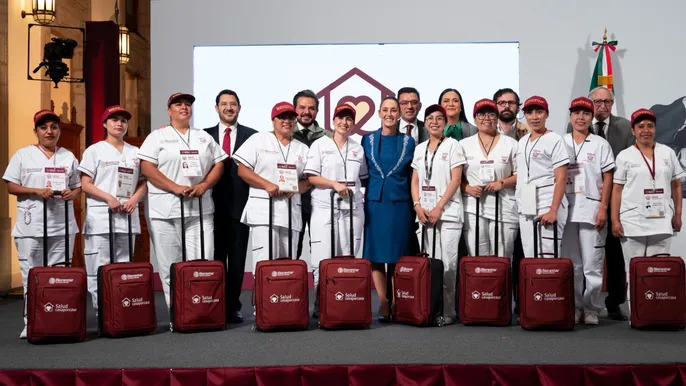 Encabeza Claudia Sheinbaum el arranque nacional del programa Salud Casa por Casa
